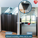 BabyDan Guard Me Auto Foldable Compact 55-89cm Folding Safety Stair Gate Black